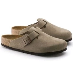 Birkenstock Boston Suede Leather -Sandal Stride Sales 560771 pair