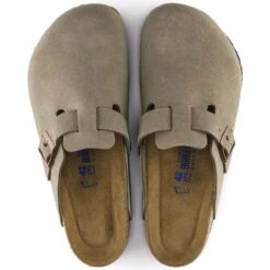 Birkenstock Boston Suede Leather -Sandal Stride Sales 560771 top