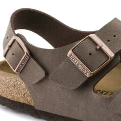 Birkenstock Milano Birko-Flor Nubuck 17 Birkenstock Milano Birko-Flor Nubuck -Sandal Stride Sales 634503 detail 1