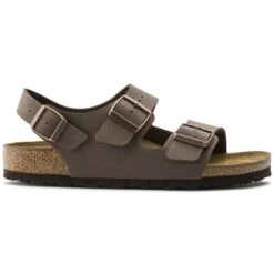 Birkenstock Milano Birko-Flor Nubuck 16 Birkenstock Milano Birko-Flor Nubuck -Sandal Stride Sales 634503 side